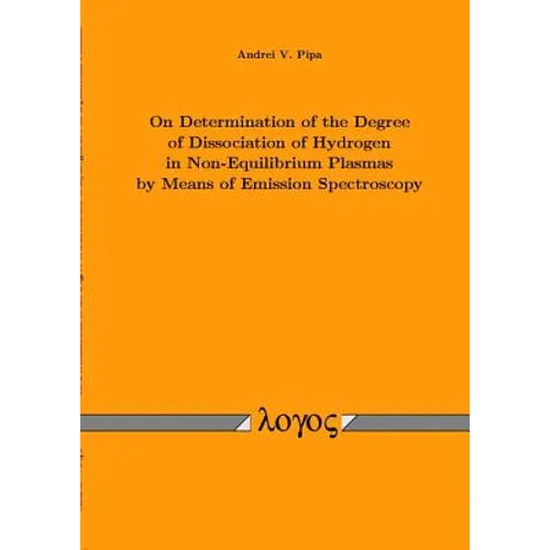 On Determination of the Degree of Dissociation of Hydrogen in Non-Equilibrium Plasmas by Means of Emission Spectroscopy