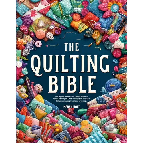 Quilting Bible: From Beginner to Expert, Your Essential Resource to Unleash Creativity and Create Stunning Quilts. With Clear Instructions, Inspiring