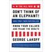 The All New Don't Think of an Elephant!: Know Your Values and Frame the Debate