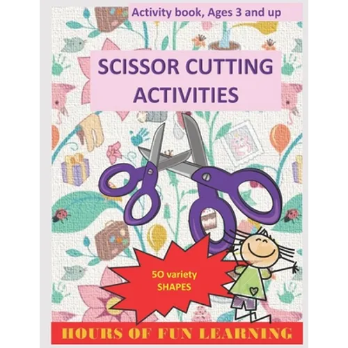 Scissors Cutting Activities: For kids ages 3-5, who love creative activities: great skill for toddlers and kids.
