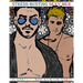 Stress-Busting Sexy Men: An Adult Coloring Book for Adults (Grayscale images of hot men with stress-relieving patterned backgrounds)