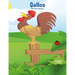 Gallos libro para colorear