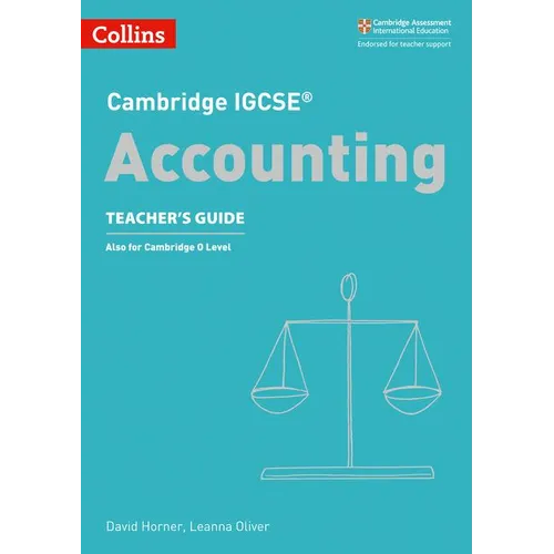 Cambridge Igcse(r) Accounting Teacher Guide