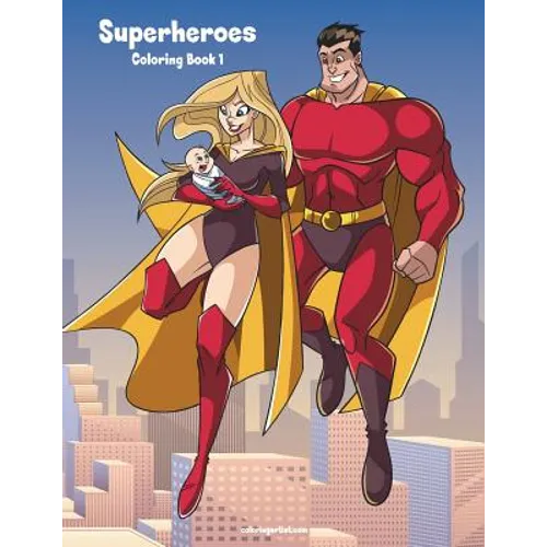 Superheroes Coloring Book 1