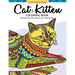 Cat and Kitten Coloring Book: A Pet coloring book for cat lover. An Adult coloring book