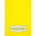 Large 8.5 x 11 Dotted Bullet Journal (Yellow #6) Hardcover - 245 Numbered Pages