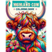 The Highland Cow Coloring book: A Majestic and Artistic Journey through Scotland's Iconic Breed