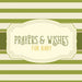 Prayers & Wishes For Baby: Children's Book Christian Faith Based I Prayed For You Prayer Wish Keepsake