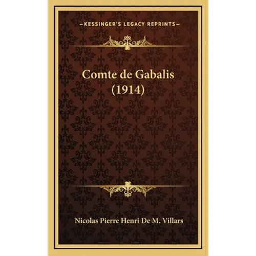 Comte de Gabalis (1914)