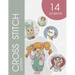 Counted cross stitch patterns book: 14 cute projects