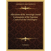 Allocution of the Sovereign Grand Commander of the Supreme Council of the 33rd Degree