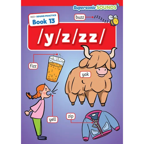 Red Sound Practice Book 13 /Y/Z/Zz