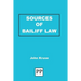 Sources of Bailiff Law