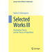 Selected Works III: Information Theory and the Theory of Algorithms