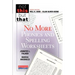 No More Phonics and Spelling Worksheets