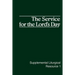 The Service for the Lord's Day