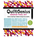 Quiltgenius Design Tool Kit: Stencils, Graph Paper & Booklet to Unleash Your Creativity; Easily Draft Quilts & Blocks; (1) 8" X 10" Stencil, (4) 4"