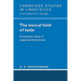 The Lexical Field of Taste: A Semantic Study of Japanese Taste Terms
