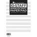 Hal Leonard Manuscript Paper 10-Staff Paper Pad - 64 Tear-Off Sheets, Fits All Ring Binders