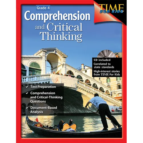 Comprehension and Critical Thinking Grade 4 [With CDROM]