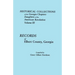 Historical Collections of the Georgia Chapters Daughters of the American Revolution. Volume III: Records of Elbert County, Georgia