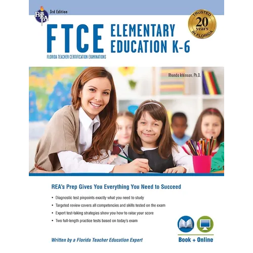 FTCE Elementary Education K-6 Book + Online