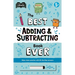 The Best Adding & Subtracting Book Ever: Wipe-Clean Workbook with Lift-The-Flap Answers for Ages 5 & Up