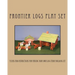 Frontier Logs Play Set: Plans and instructions for making your own log cabin building set.
