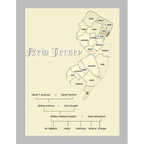 New Jersey Genealogy Snyder Whitenack Andruss Nichols