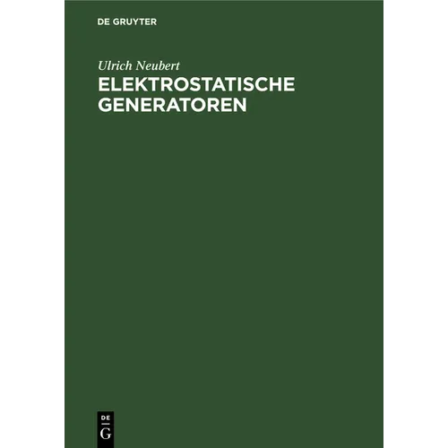 Elektrostatische Generatoren