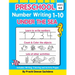 Preschool Number Writing 1 - 10, Under The sea: Home Learning Book with Writing Practice, Coloring Pages, Activity Workbook with lots of fish and unde