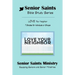 Senior Saints Bible Study Love Your Neighbor: Book 3 "Love Your Neighbor"