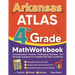 Arkansas ATLAS Grade 4 Math Workbook: Comprehensive Practice, Challenging Exercises, and Strategic Guidance for Complete Test-Day Confidence