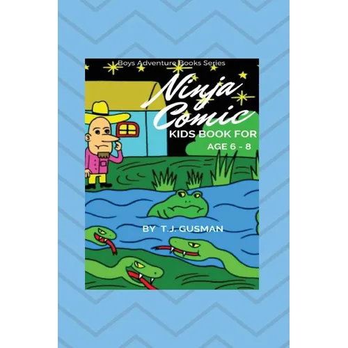 Ninja Comic Kids Book For Age 6 - 8