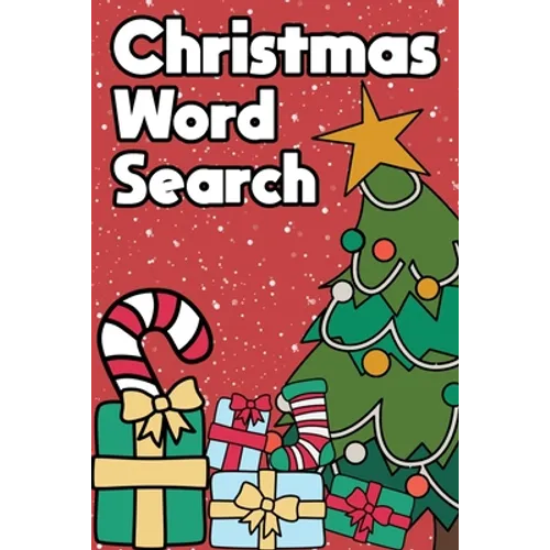Christmas Word Search: Happy Holiday Edition Challenging Puzzle Game Activity Book A Small Travel Size With Merry Xmas Tree Stocking Stuffer Gifts The