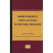 Roberto Michels' First Lectures in Political Sociology