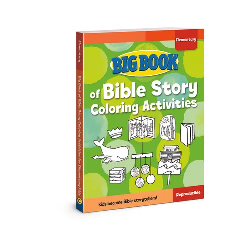 Big Book of Bible Story Coloring Activities for Elementary Kids