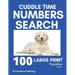 Cuddle Time Numbers Search: 100 Large-Print Find the Numbers Puzzles, Volume 1