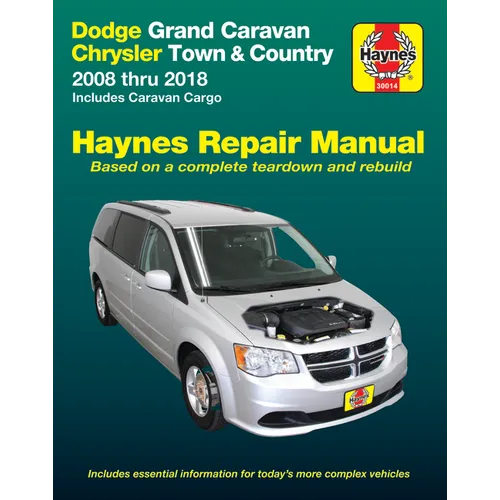 Dodge Grand Caravan & Chrysler Town & Country 2008-18 Including Caravan Cargo