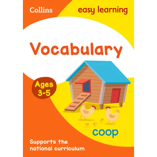Collins Easy Learning Preschool - Vocabulary Activity Book Ages 3-5