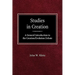 Studies in Creation A General Introduction to the Creation/Evolution Debate