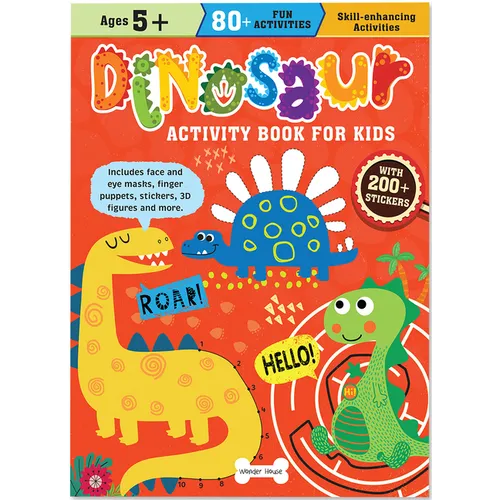 Dinosaur Activity Book for Kids