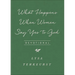 What Happens When Women Say Yes to God Devotional