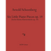 Six Little Piano Pieces op. 19 (MDB Urtext): Sechs Kleine Klavierstueke op. 19