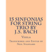 15 Sinfonias for String Trio by J.S. Bach (Viola): Viola