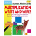 Kumon Multiplication Write and Wipe Flash Cards