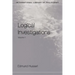 Logical Investigations Volume 1