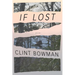 If Lost: Poems by Clint Bowman