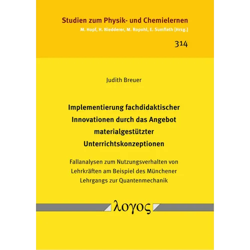 Implementierung Fachdidaktischer Innovationen Durch Das Angebot Materialgestutzter Unterrichtskonzeptionen: Fallanalysen Zum Nutzungsverhalten Von Leh