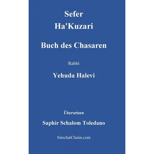 Sefer Ha'Kuzari - Buch des Chasaren